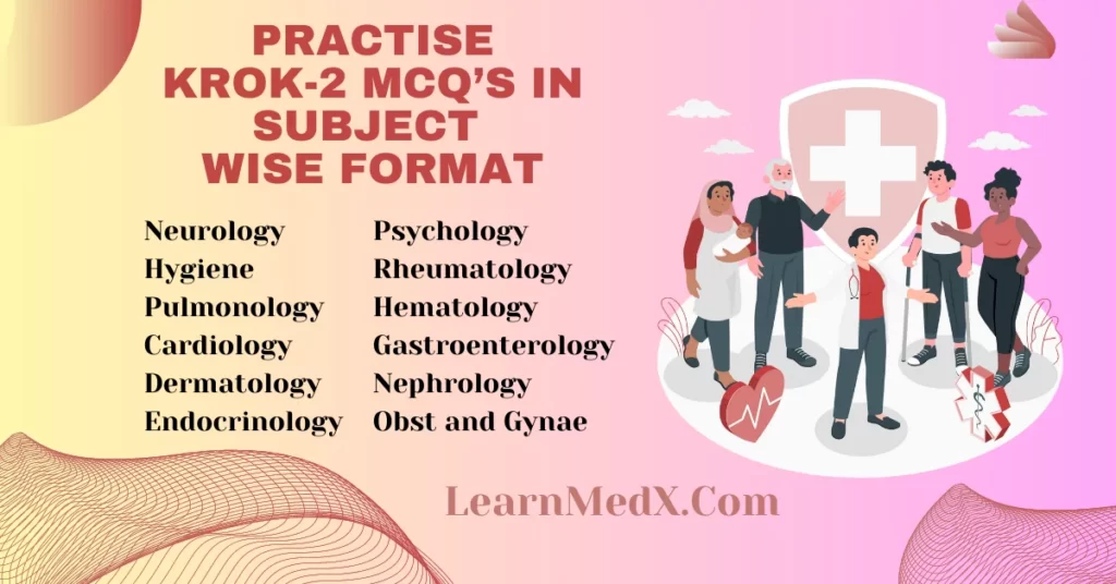 Krok 2 Questions in Subject