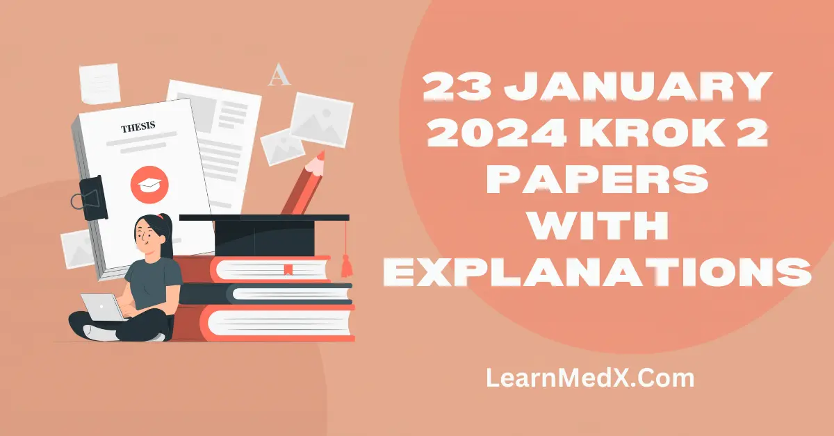 2024 Krok 2 Papers with Explanations